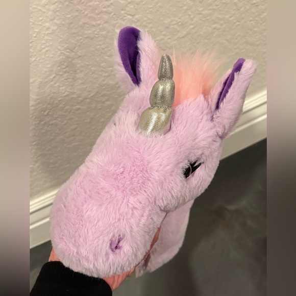 Daphne Golf Club Driver Unicorn Headcover Plush Stuffed Animal Purple Rainbow - Picture 6 of 13